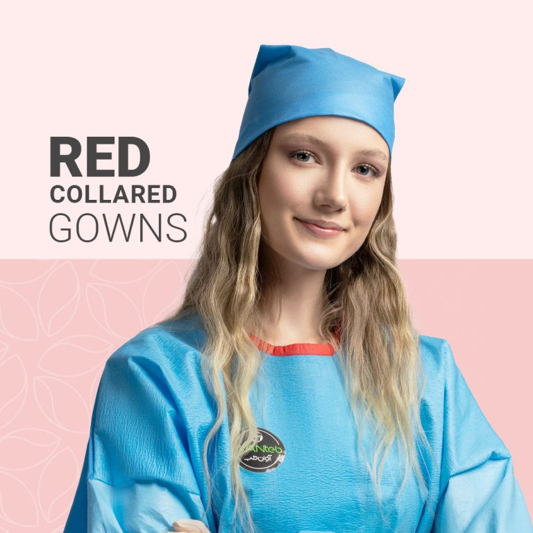 Red Collared Gowns